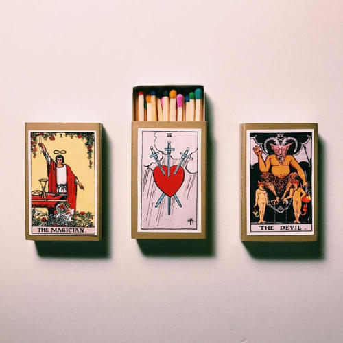 figdays: Tarot Card Matchbox // shopwickedgarden