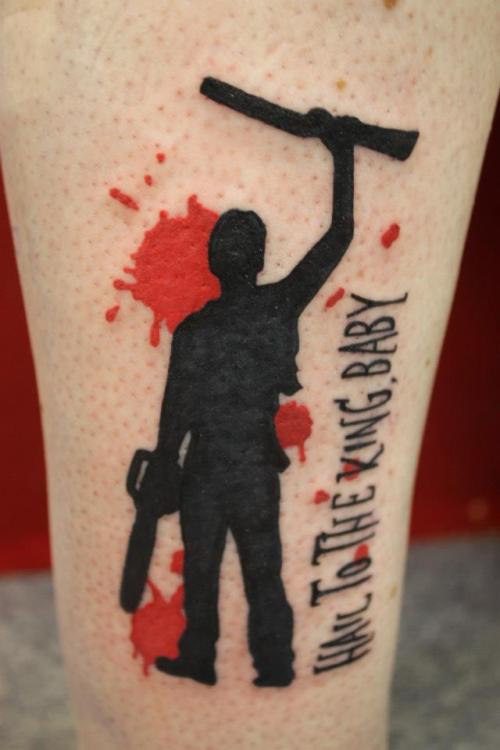 Tattoo uploaded by Sarah Whitney  Army Of Darkness Tattoo by Joe K Worrall  Heart  Arrow Tattoo Studio horror horrortattoo horrorart evildead   Tattoodo