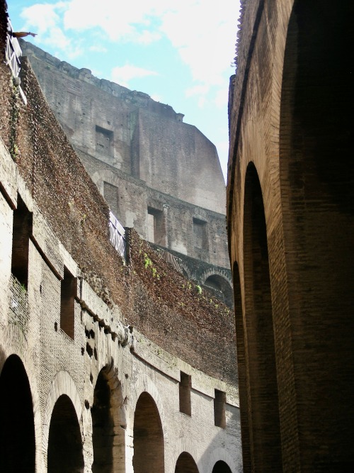 Entrata al Colosseo per gladiatori, Roma, 2009.