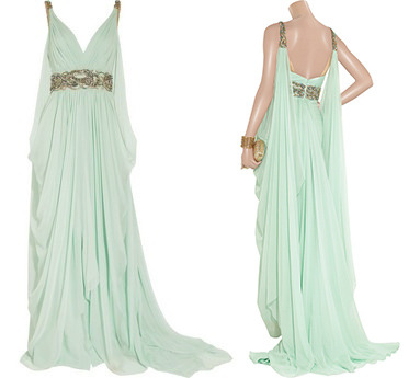 mildrevolution:Greek/Roman Inspired Clothing:  2nd dress by Hana Touma, 3rd dress on ebay, 4th dress