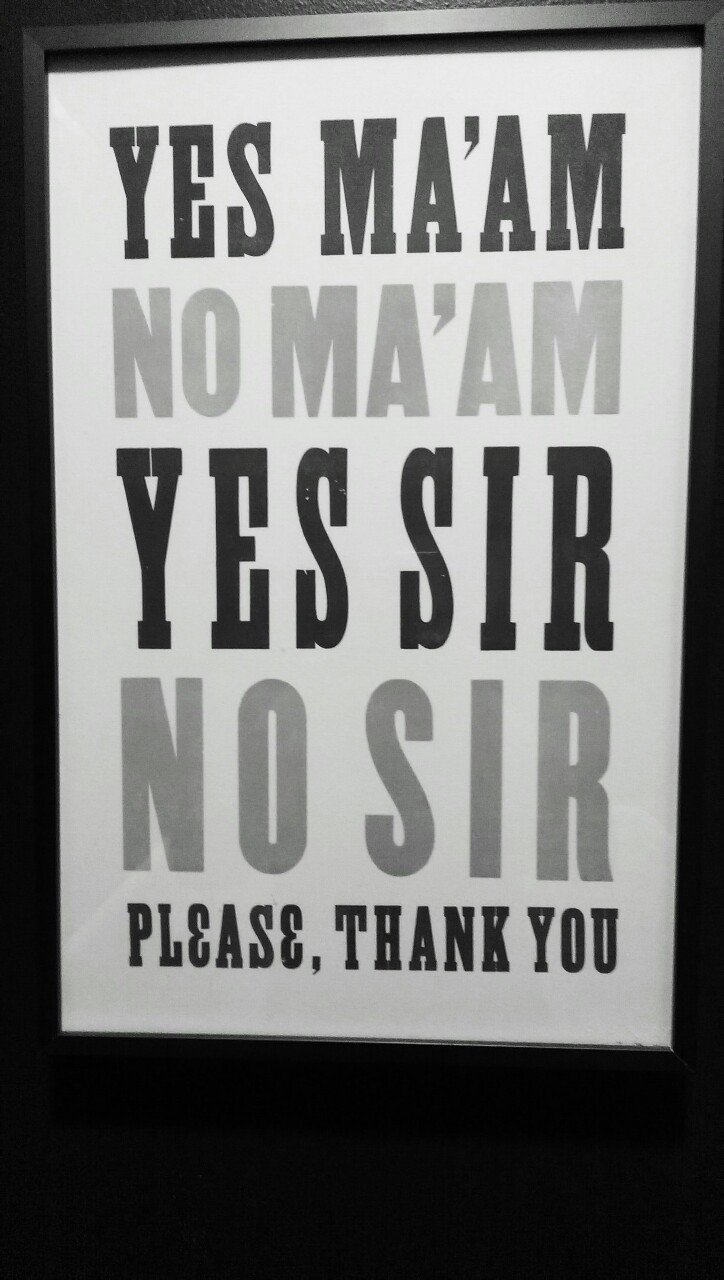 swayisme:  Raised right….trained better.