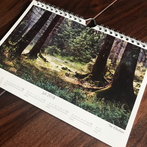 noirerora:My new calendars (in size DIN A5) for 2018 have finally arrived! Even more witches‘ broom 