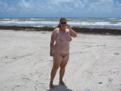 saggymoms:  beach pussy. ready to fuck on the beach.  ______________________________________________________Present from a SaggyMoms fan! Thanks! I need to get to a nude beach this summer! But…I’d have a massive erection for days afterward. I’ll