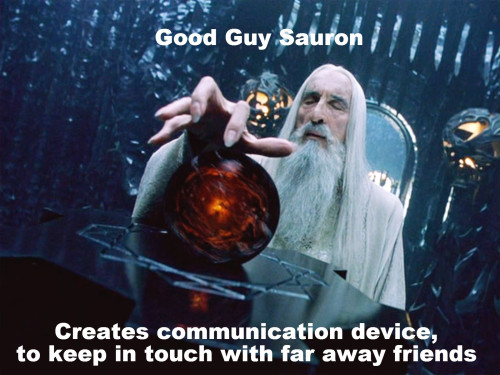 mydamnchannel:  Sometimes nice guys are just misunderstood. (Source: Good Guy Sauron) 