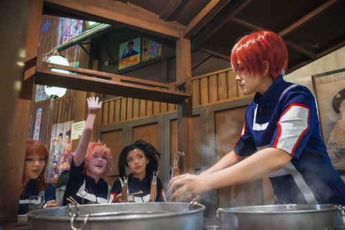 “So, will you have cold noodles or hot?”We had a litle too much fun over dinner Boku no Hero Academi