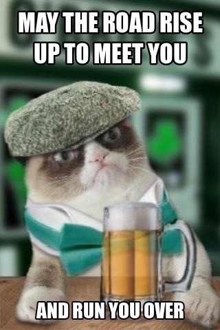 His Irish eyes aren’t smiling