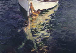  The White Boat - Joaquín Sorolla y Bastida