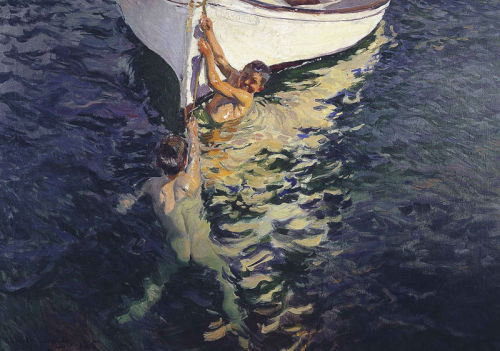  The White Boat - Joaquín Sorolla y Bastida 
