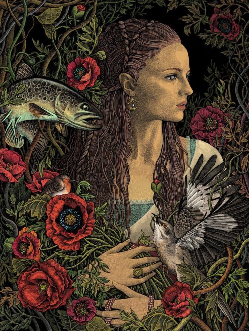 pixalry: Sansa Stark Illustrations - Created by Magdalena Korz