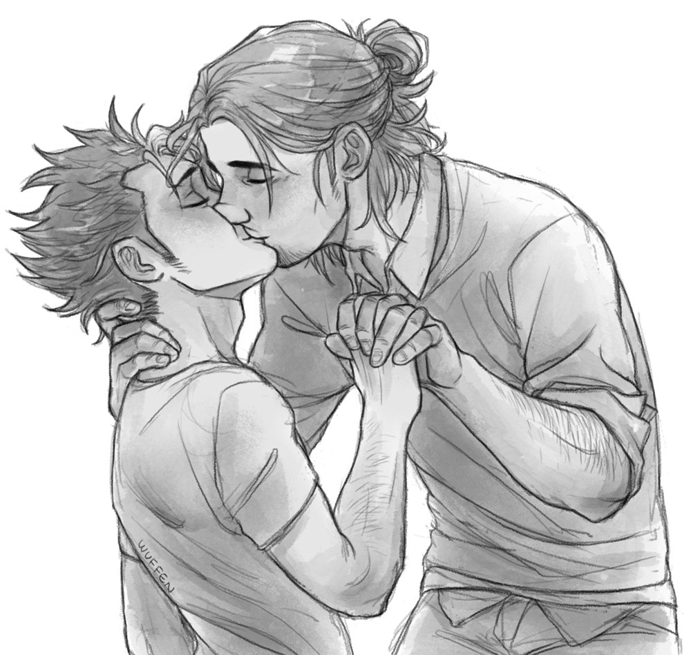 some extra sweet squishy-faced asanoya for @poulerslashes bc it’s her birthday