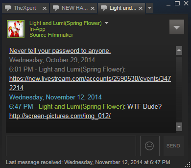 fleet-wing:  YAY, ANOTHER STEAM HACKER GOING AROUND. So I’ve only heard about this