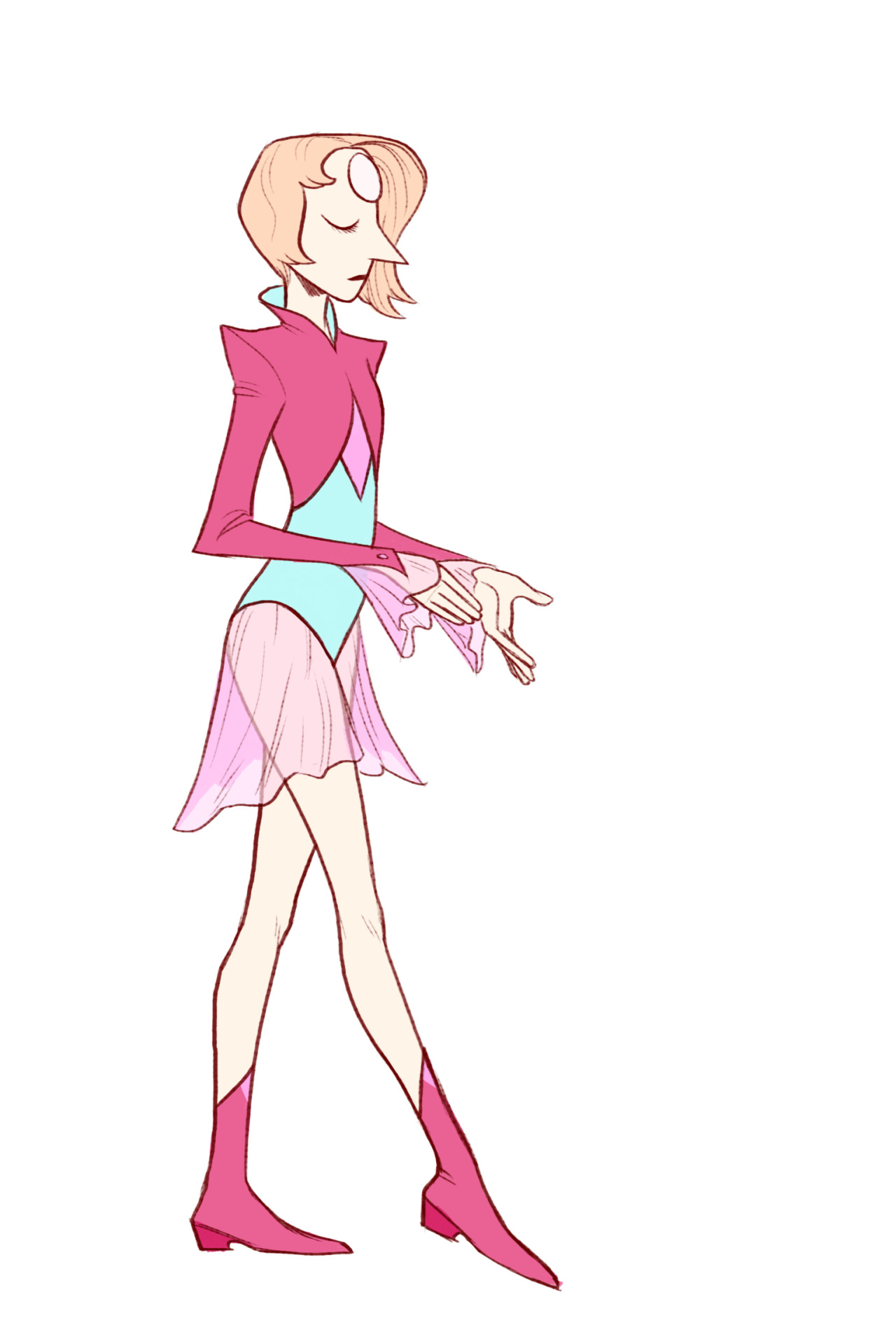 fernacular:  Speculations on what Pearl and Rose may have looked like pre-rebellion