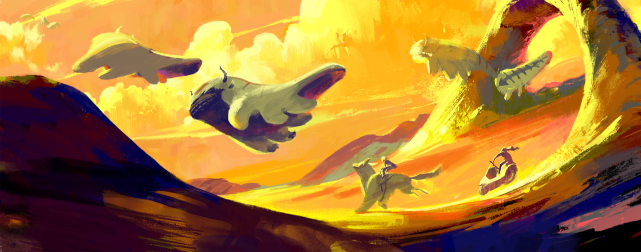 bryankonietzko:  monsterlings:  The final print in this Korrasmi triptych! Plus the