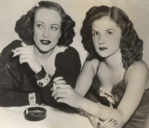 Joan Crawford and Brenda Frazier at the Stork Club, 1939