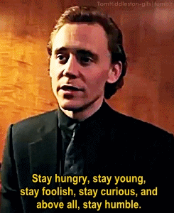 tomhiddleston-gifs:   Tom Hiddleston, bringing you words and quotes of wisdom since