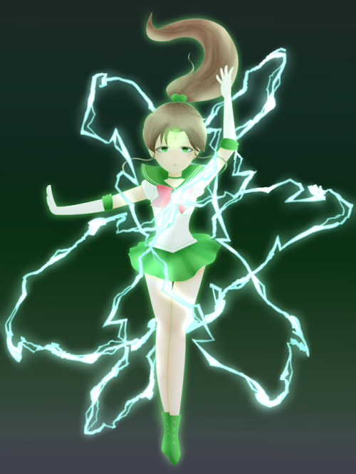 ryuxyoru:Here’s that Sailor Jupiter fanart I promised a while back. Out of all the sailor scou