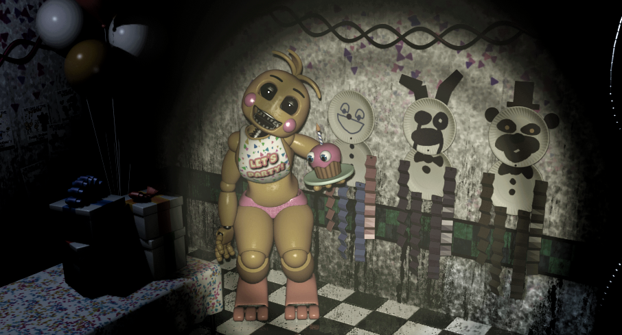 Fnaf 2 Withered Chica png