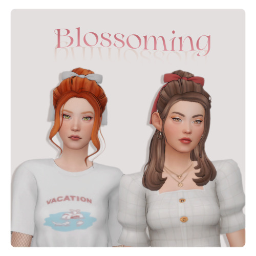 boonstoww:  ៸៸ blossoming ៸៸3 itemsfind bow acc in hatall LODsshadow &amp; normal mapbg compatib