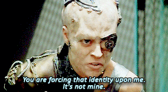 carlithiel: SEVEN: Irrelevant! Take me back to the Borg. JANEWAY: I can’t do that.