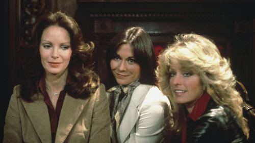 Charlie’s Angels starring Kate Jackson, Farrah Fawcett, Jaclyn Smith