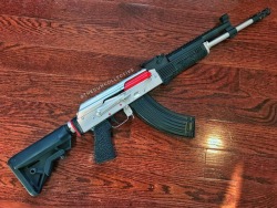 theguncollective:  Believe it or not, this is the first ever AK I’ve actually owned and i’m pumped it came from one of the best… @rifledynamics. #rd702 #ak47 #762x39 #rifle #freedom #nyet #theguncollective #russia #guns #igmilitia