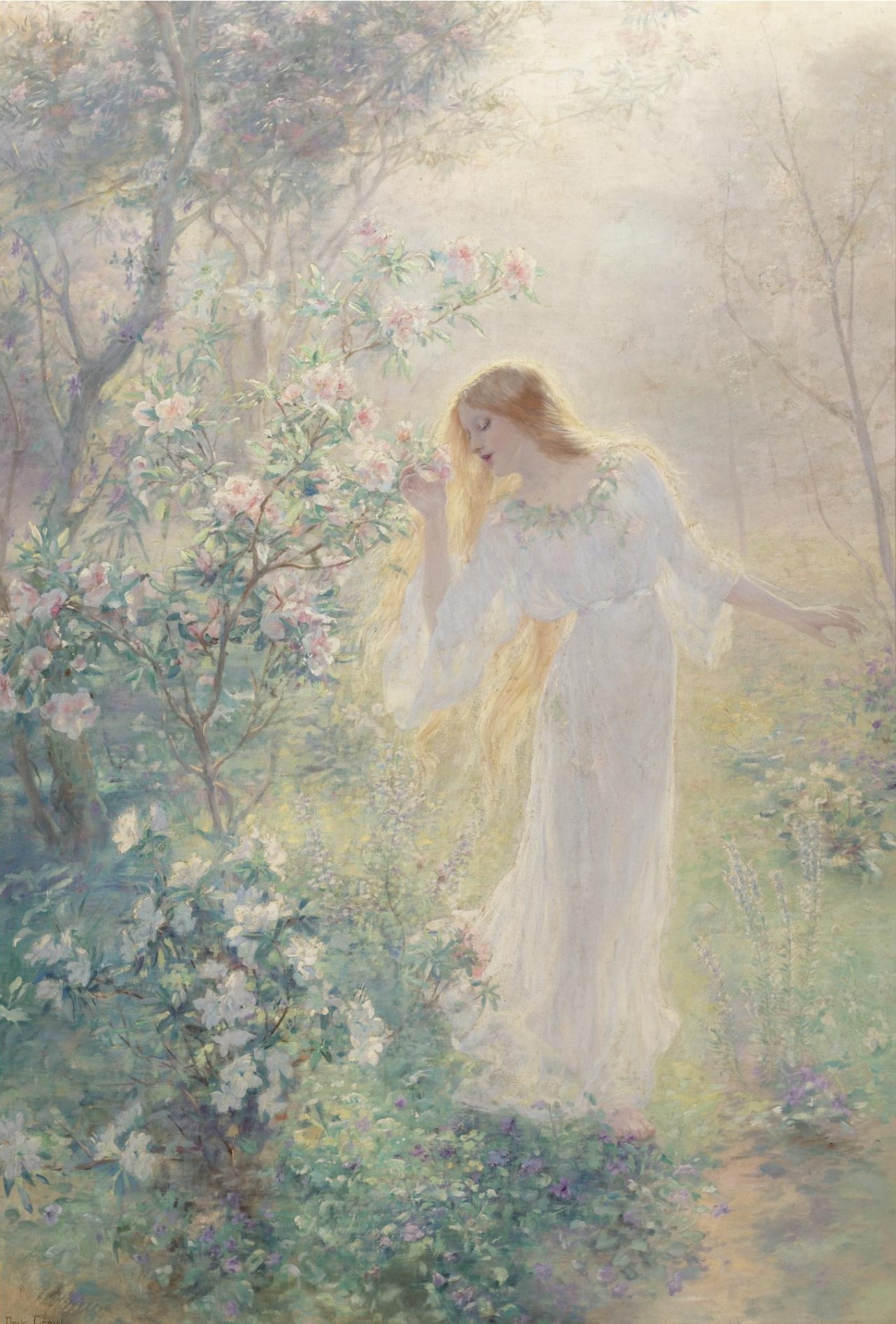 arcadiaart:  René Gérin (French, 1862-1895), “L’été”.Follow Arcadia Art on