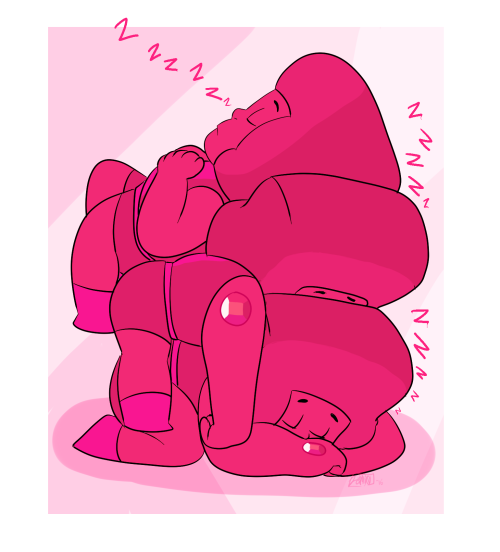 jen-iii:Even though they don’t need sleep, Punching things all day tend to wear a Gem out.Good thing
