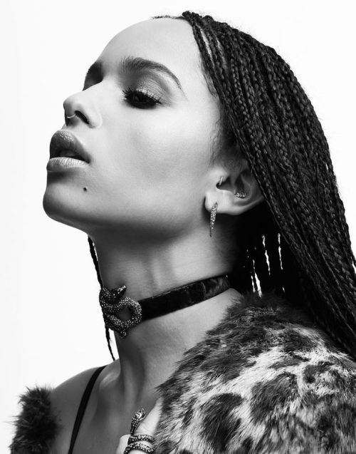 bwgirlsgallery: Zoe Kravitz photographed by Manolo Campion