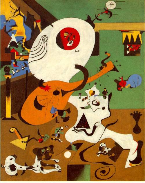 theartivistic: Dutch Interior (I), 1928 by Spanish painter, sculptor, and ceramicist Joan Miró, who 