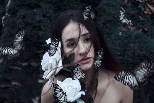 elisascascitelli:“Burrow of the Lepidoptery”Model:  Catherine Cabò© All