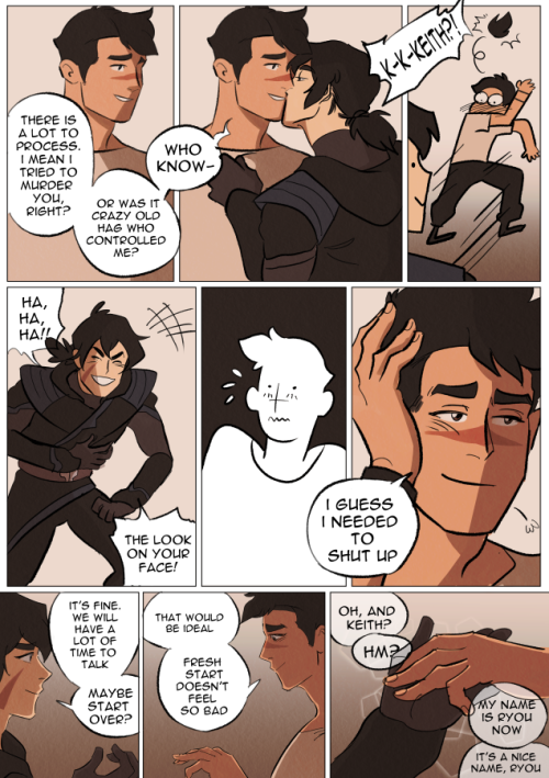 [KURON/KEITH]My sheithlentines gift for @hamlinart who wanted some hurt comfort with Kuron