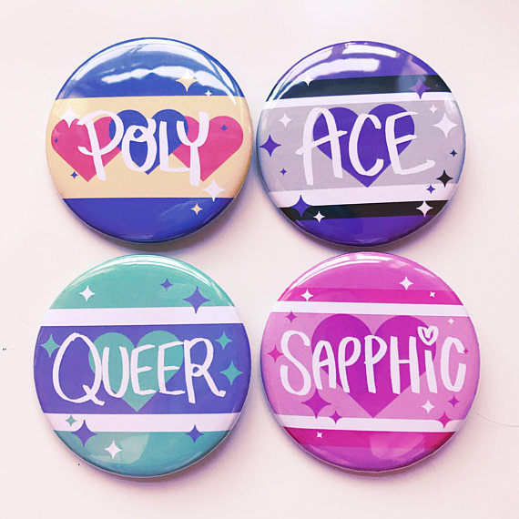 magicalshopping:  ♡ LGBTQ  Buttons ♡  Please don’t remove this caption!