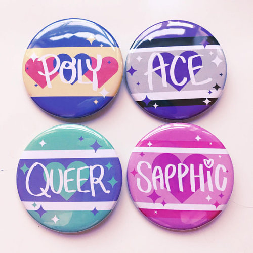 magicalshopping:  ♡ LGBTQ  Buttons ♡  Please don’t remove this caption! ☆ 