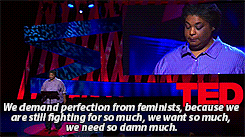 intoxicatingtouches:   gifthetv: Roxane Gay: Confessions of a Bad Feminist  One of my most favorite TED talks.  