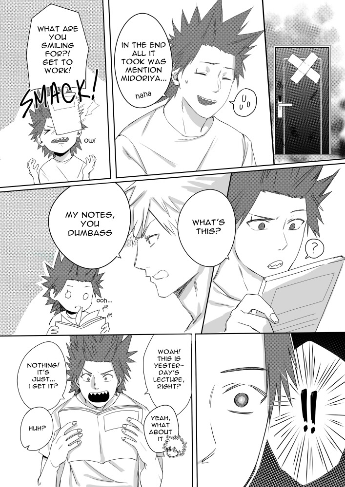 0u0b:My doujin piece for UNBREAKABLE @kiribakufanzine! Thanks to everyone who bought