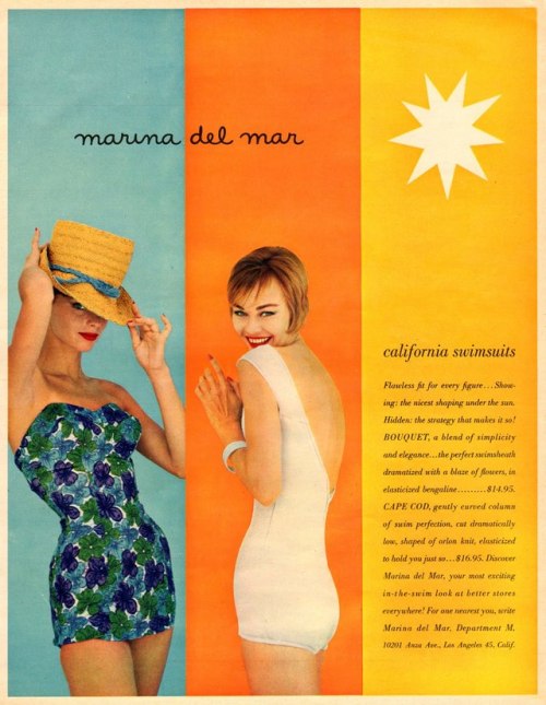 Swimsuit advert c.1960