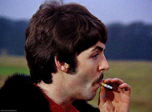 PAUL MCCARTNEY IN STRAWBERRY FIELDS FOREVER (1967) BY THE BEATLES