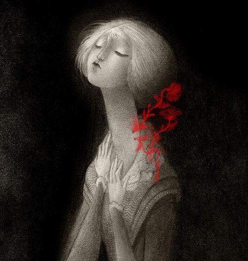 ghoulnextdoor:Isabella Mazanti’s illustrations for Sheridan Le Fanu’s Carmilla