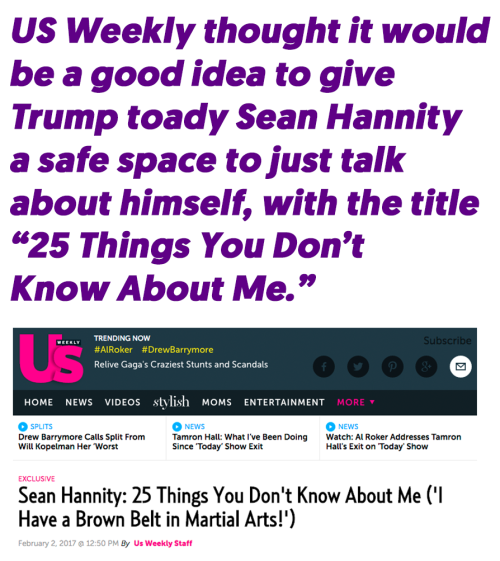 notahyper-specific:mediamattersforamerica:Media Matters did not contact Sean Hannity for comment.lol