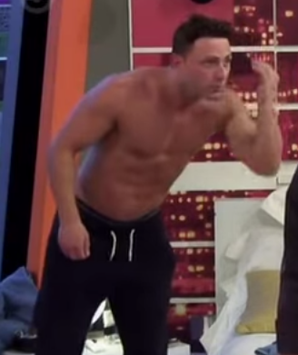 Ricci Guarnaccio from CBB, he was on Geordie Shore and apparently was the only one that wasnt naked on it :/