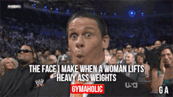 gilrcrazy4fitness:  The Face I Make When Woman LiftsHeavy ass… Follow my journey to fitness =&gt; Crazy4Fitness Blog