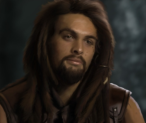 Ronon Dex from Stargate Atlantis. Digital art portrait.