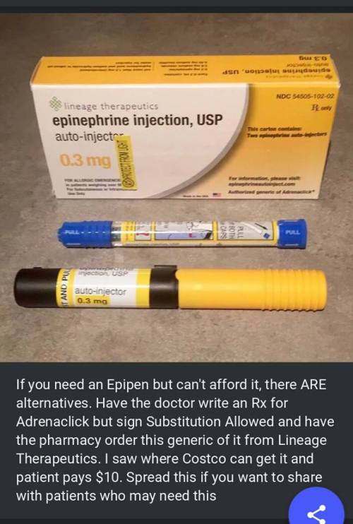 saywhat-politics:  If you need an Epipen but can’t afford it