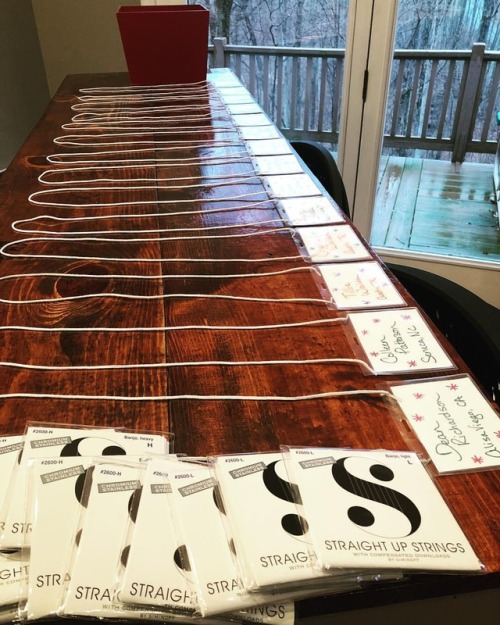 <p>It’s about to begin. The @straightupstrings banjo strings just arrived (Thanks Kali - we’re so excited to partner with you!) and the nametags are arranged and the house will soon be filled with the old time tones. #nashvillefiddlebanjocamp #oldtime #fiddle #banjo (at Fiddlestar)<br/>
<a href="https://www.instagram.com/p/Bsv_xdlFfkj/?utm_source=ig_tumblr_share&igshid=1wifcq1h44g4k">https://www.instagram.com/p/Bsv_xdlFfkj/?utm_source=ig_tumblr_share&igshid=1wifcq1h44g4k</a></p>