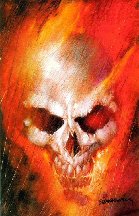 alexhchung: Ghost Rider by Bill Sienkiewicz