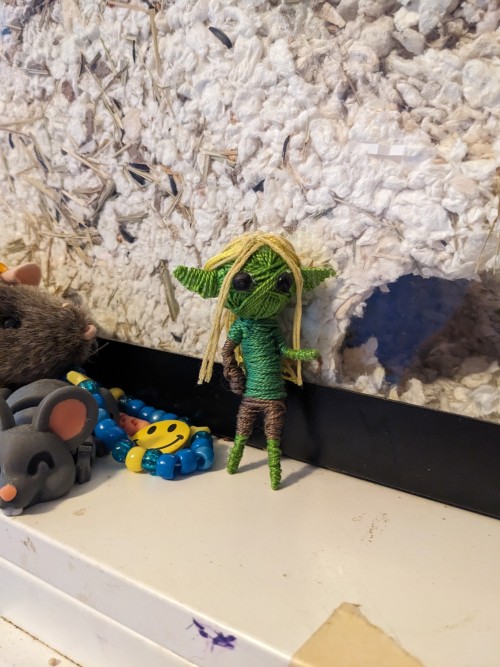 My Son He Doesn't Have Shoes Because I Don't Have A Different Shade Of Brown Yarn