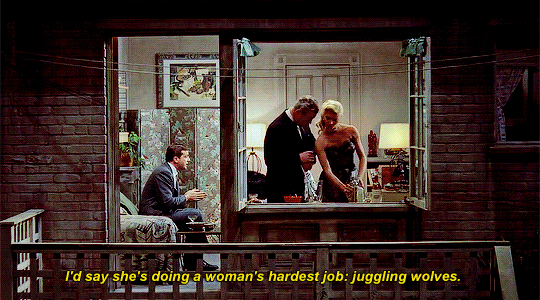 thelastofthewine:  space-demmentia:  Rear Window (1954) dir. Alfred Hitchcock  ***