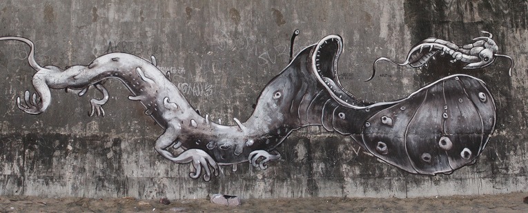 littlelimpstiff14u2:  The Mexican Surrealism of Street Artist Dhear ( aka dhear one