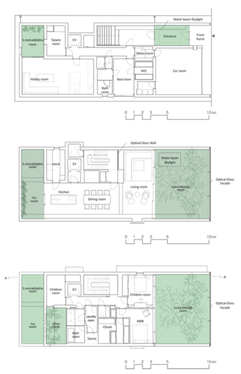 Hiroshi Nakamura&NAP Co.,Ltd. - Optical Glass House. Hiroshima, Japan. 2012 Optical Glass House 