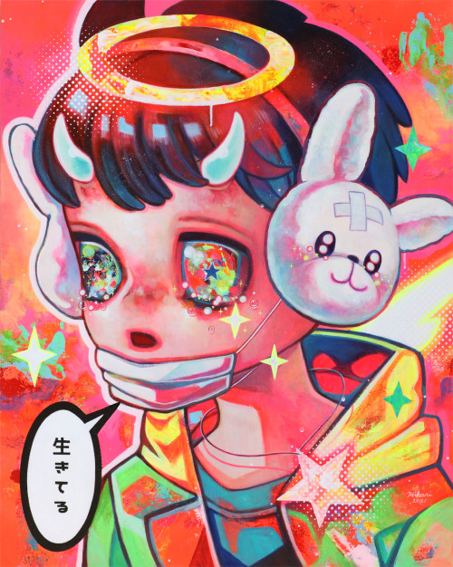 tokyo-fashion: Hikari Shimoda Art Exhibit in Harajuku Japanese artist Hikari Shimoda’s new art